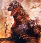 Godzilla: Haruo Nakajima (Original Actor) RARE Signed Godzilla Soundtrack Album with Photo Proof (Beckett/BAS)
