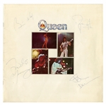Queen: Fully Group Signed 1977 European Tour Program (Letter of Provenance)(Beckett/BAS LOA)