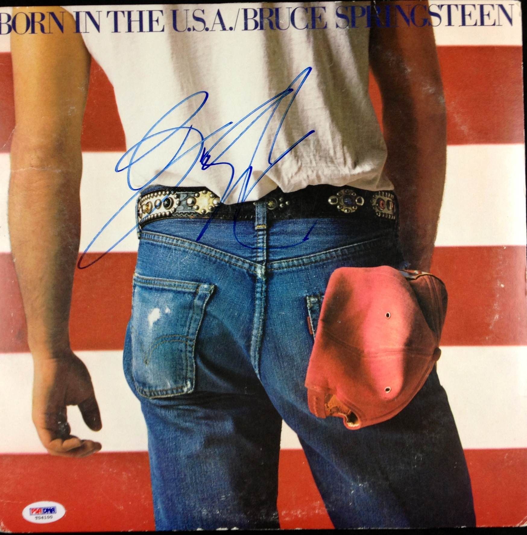 Lot Detail - Bruce Springsteen "Born In The USA" Signed ...