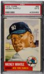 1953 Topps Mickey Mantle #82 - PSA Graded EX 5