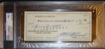 Roberto Clemente Rare & Desirable Signed Personal Bank Check c.1972 - PSA/DNA Graded Mint 9!