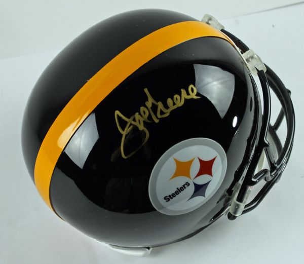 Mean Joe Greene Signed Pittsburgh Steelers Full-Sized Helmet (JSA)