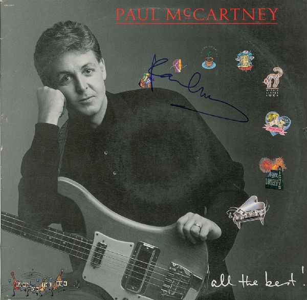 Paul McCartney Signed "All The Best!" Album w/ Near-Mint Signature! (PSA/DNA & REAL/Epperson)