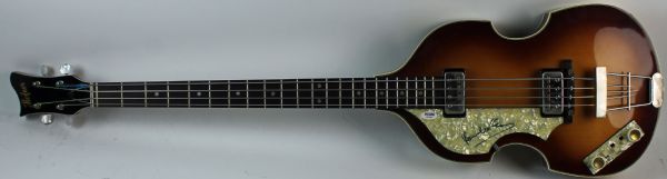 Paul McCartney ULTRA-RARE Signed Authentic Stage Model 500/1 Vintage ’62 Hofner Bass (PSA/DNA)