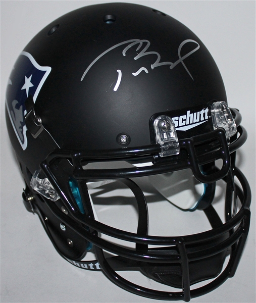 Tom Brady Signed Black Full-Sized Patriots Helmet (Tristar)