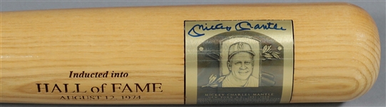 Mickey Mantle Superbly Signed Limited Edition Hall of Fame Cooperstown Baseball Bat (JSA)