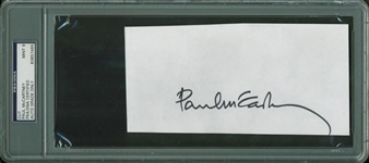 The Beatles: Paul McCartney Large & Impressive Signed 3" x 6" Album Page PSA/DNA Graded MINT 9!