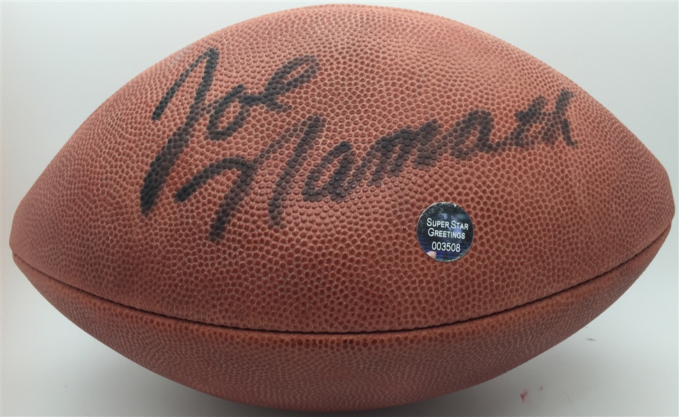 Joe Namath Signed Official NFL Football (JSA)