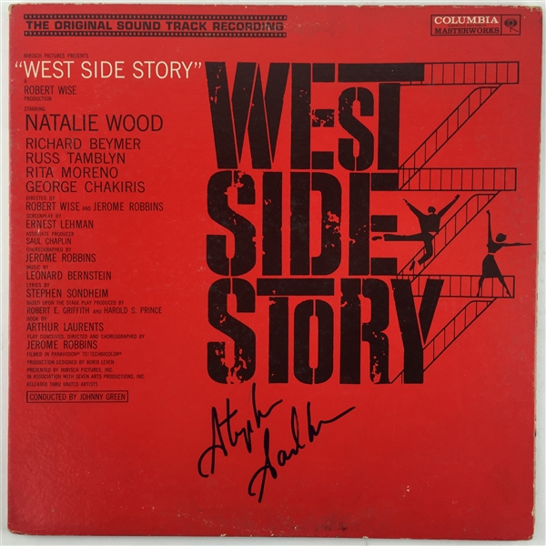 Steven Sondheim Rare Signed "West Side Story" Soundtrack (PSA/JSA Guaranteed)