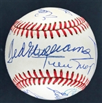 500 Home Run Club Signed OAL Baseball with 16 Signatures Incl. Mantle, Williams, etc. (PSA/DNA)