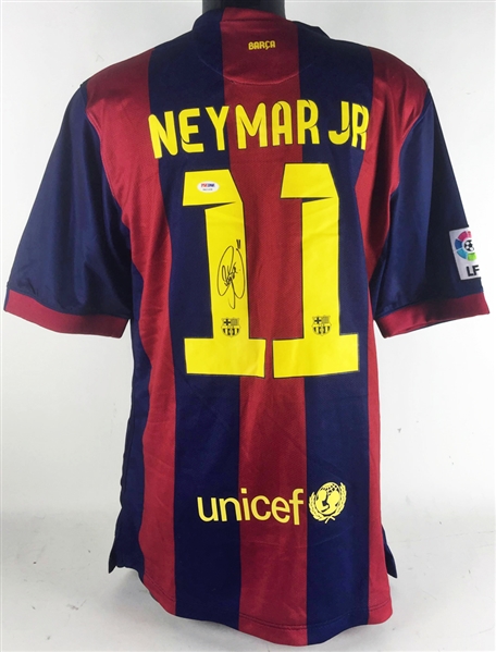 Neymar Signed Nike Barcelona Soccer Jersey (PSA/DNA)