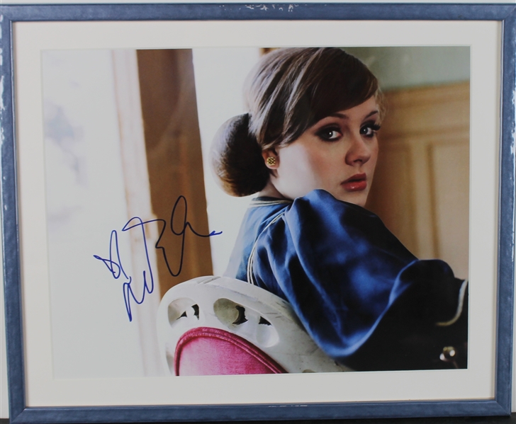 Adele Signed & Framed 11" x 14" Color Photograph (PSA/DNA)