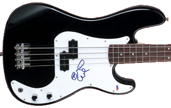 The Beach Boys: Brian Wilson Rare Signed P-Bass Style Bass Guitar (PSA/DNA)