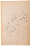 Incredible Martin Luther King Jr. Signed 1958 Book w/ "Harlem Hospital" Inscription Following First Assassination Attempt! (PSA/DNA)