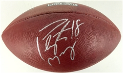 Peyton Manning Game Used & Signed 2013 Pro Bowl Football (Final Pro Bowl Appearance)(Prova & PSA/DNA)