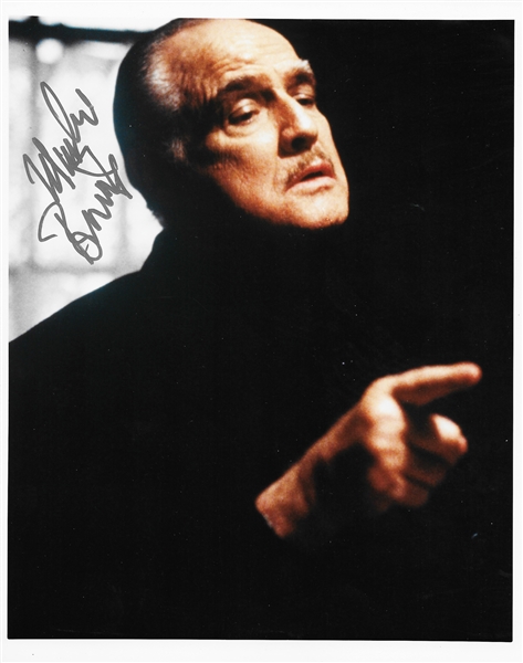 Marlon Brando In-Person Signed 8x10 Color Photo - One of A Few Known to Exist! (PSA/DNA & JSA)