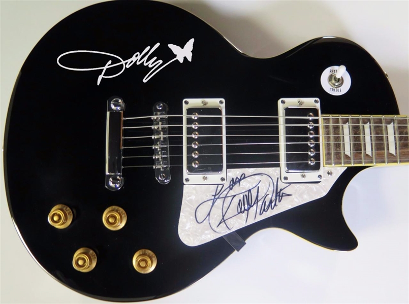 Dolly Parton Signed Guitar (PSA/JSA Guaranteed)