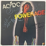 AC/DC Group Signed "Powerage" Album w/ Bon Scott! (PSA/DNA)
