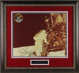 Apollo 11 Crew Signed ULTRA-RARE Oversized 16" x 20" NASA Space Photo (JSA)