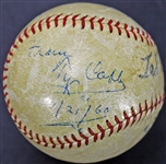 Ty Cobb Signed Draper & Maynard Baseball c. 1960 (PSA/DNA)
