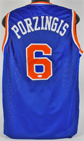 Kristaps Porzingis Signed New York Knicks Jersey (JSA)