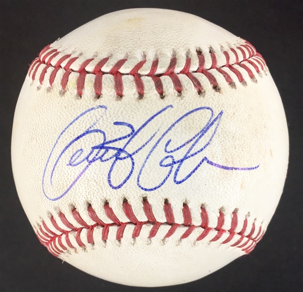 Gerrit Cole Signed & Game Used OML Baseball :: 5/27/2015 MIA at PIT :: Ball Thrown by Cole! (MLB Holo & JSA)