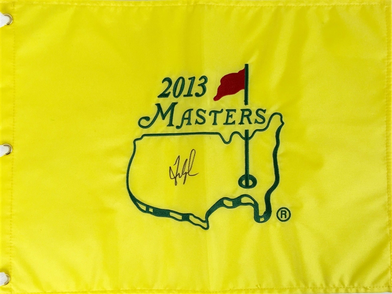Fred Couples Signed 2013 Masters Commemorative Pin Flag (PSA/JSA Guaranteed)
