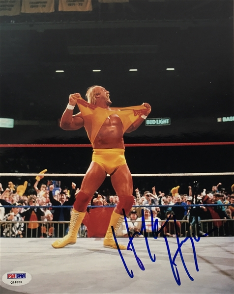 Hulk Hogan Signed 8" x 10" Color Photo (PSA/DNA)