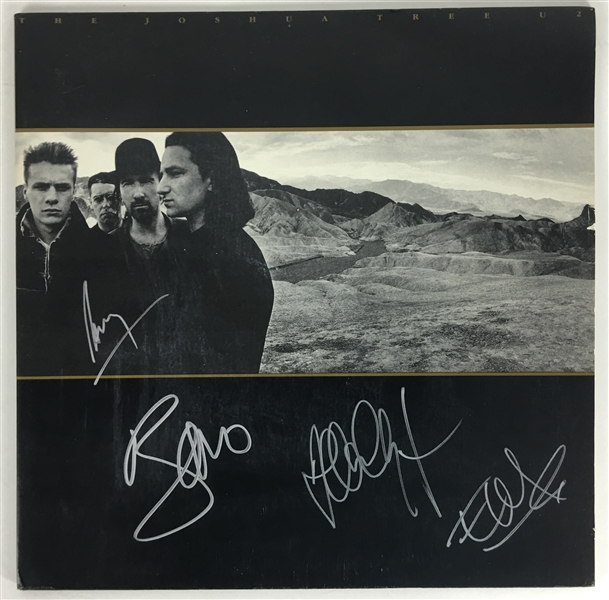 U2 Impressive Group Signed "The Joshua Tree" Album w/ All Four Members! (JSA)