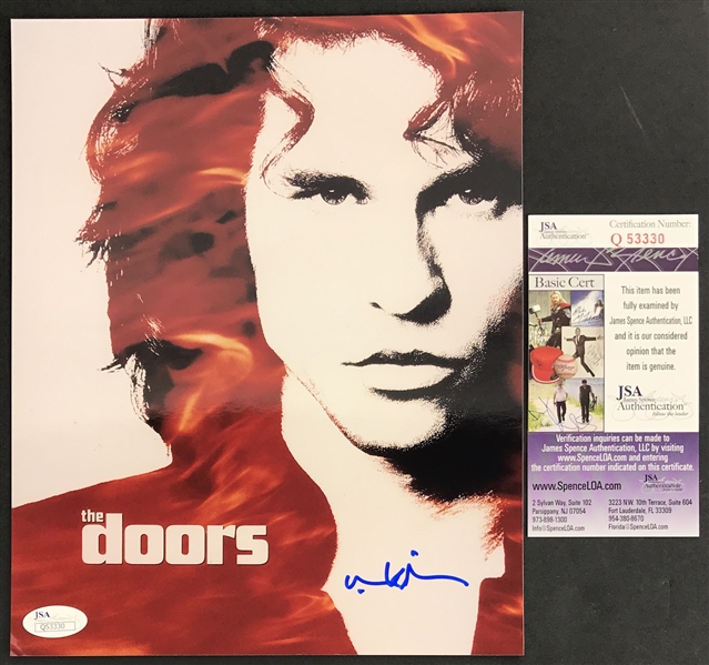 Val Kilmer Signed 8" x 10" Color Photo from "The Doors" (JSA)
