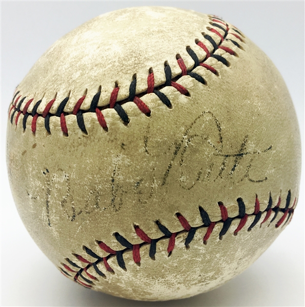 Babe Ruth & Lou Gehrig Dual Signed ONL Baseball (JSA)
