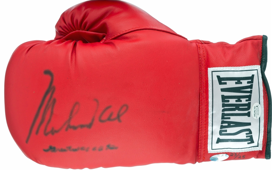 Muhammad Ali Rare Signed Everlast Boxing Glove w/ "The Greatest Of All Time" Inscription (PSA/DNA)