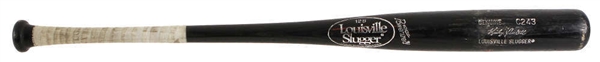 Kirby Puckett Game Used C243 Baseball Bat w/ Exceptional Use! MEARS Graded 9.5!