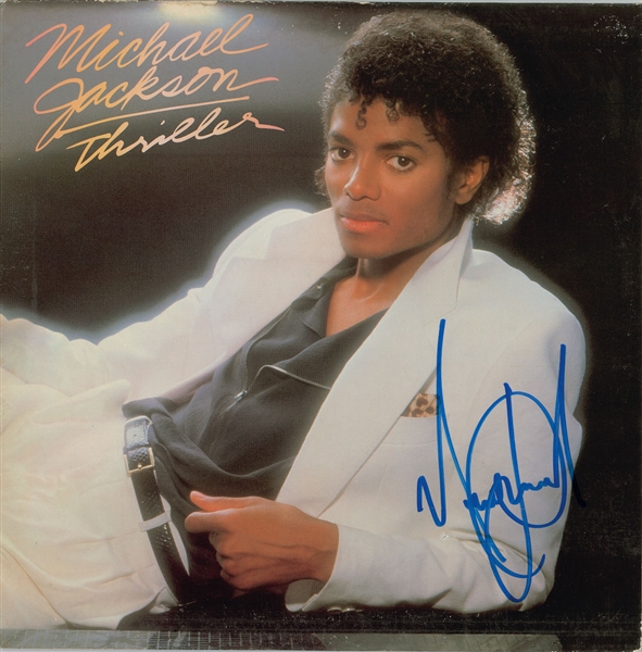 Michael Jackson Signed "Thriller" Album - One Of The Best In The Hobby! (Beckett & REAL/Epperson)
