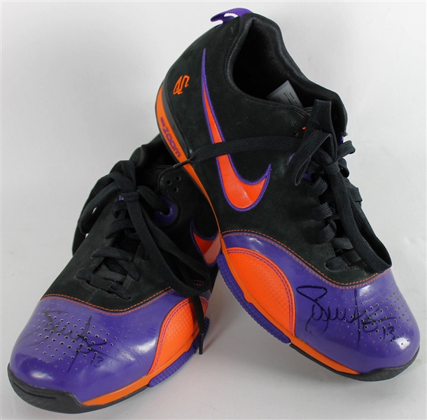Steve Nash 2007-08 Game Used & Signed Nike Sneakers (BAS/Beckett)