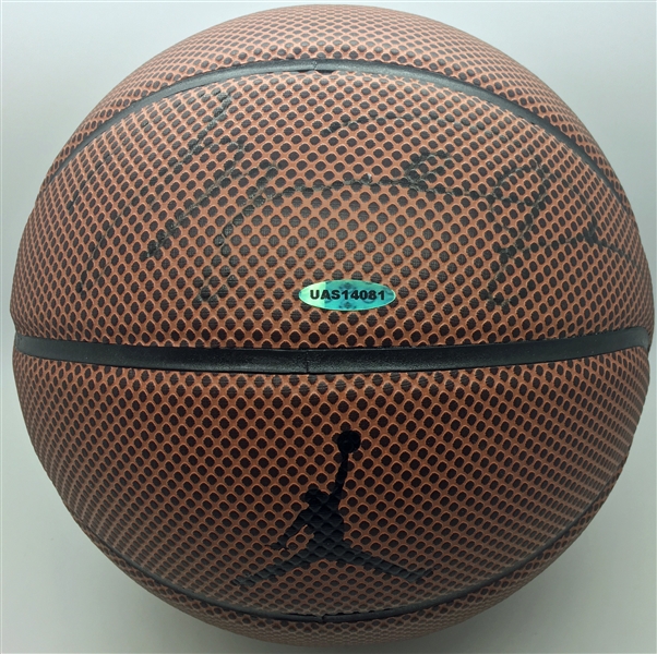 Michael Jordan Signed Personal Model NIKE Basketball (Upper Deck)