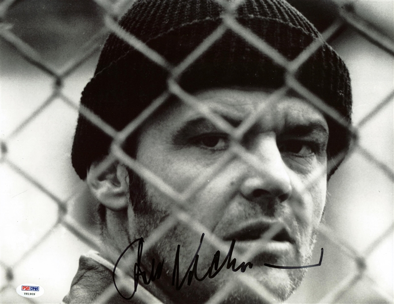 Jack Nicholson Signed 11" x 14" B&W Photo (PSA/DNA)