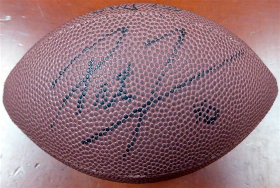 Pat Tillman Signed Wilson NFL Mini Football (PSA/DNA)