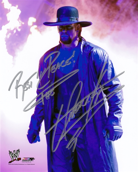 WWE: The Undertaker Signed 8" x 10" Color Photo (Beckett/BAS Guaranteed)
