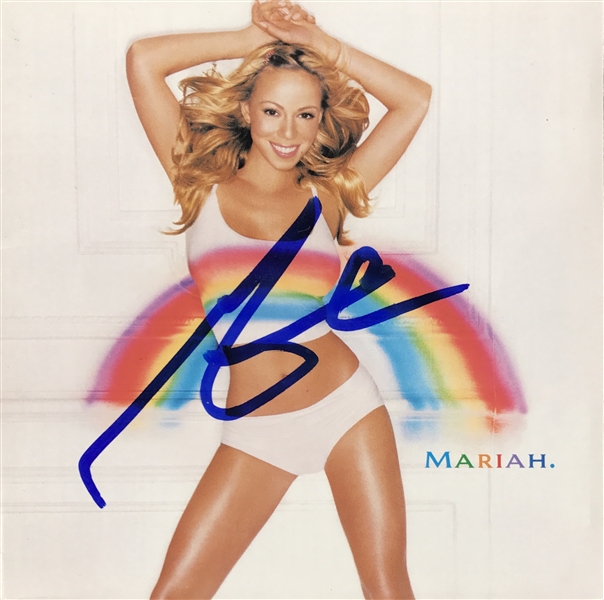 Mariah Carey In-Person Signed "Rainbow" CD Booklet (Beckett/BAS Guaranteed)