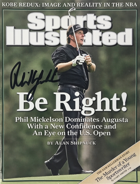Phil Mickelson In-Person Signed 2006 Sports Illustrated Magazine (Beckett/BAS Guaranteed)