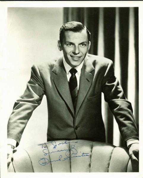Frank Sinatra Signed & Inscribed 8" x 10" B&W Photo (JSA)
