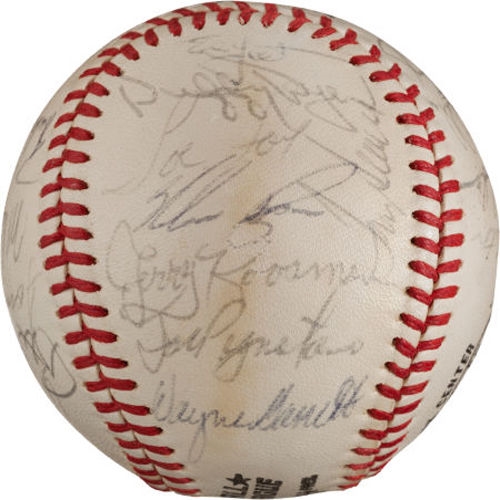 1969 New York Mets Team-Signed ONL (Feeney) Baseball w/ 26 Signatures (PSA/DNA)