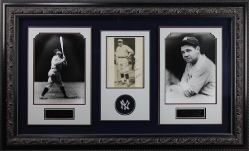 Babe Ruth Impressive Signed & Inscribed 8" x 10" Photo in Custom Framed Display (PSA/DNA)