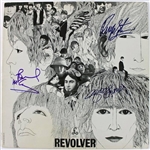 The Beatles: "Revolver" UK Album Cover Signed by George Harrison, Paul McCartney & Ringo Starr (PSA/DNA & Caiazzo LOAs)