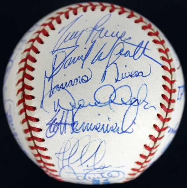 1996 World Series Champion NY Yankees Team Signed OAL Baseball w/ 29 Signatures (PSA/DNA)