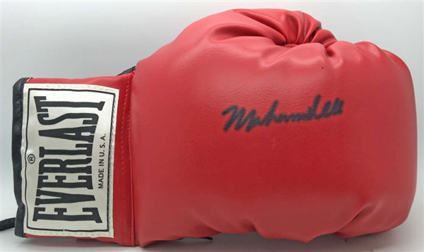 Muhammad Ali Superbly Signed Red Everlast Boxing Glove (JSA)