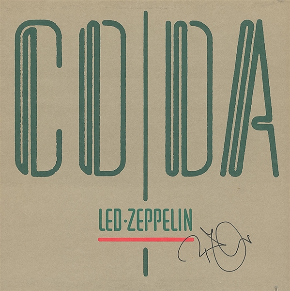 Led Zeppelin: Robert Plant Near-Mint Signed "CODA" Album (Beckett/BAS Guaranteed)