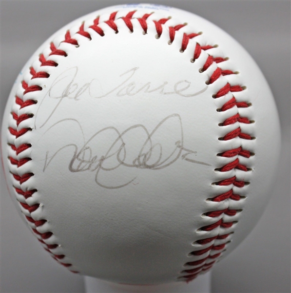 Derek Jeter, Joe Torre & Yogi Berra Signed Yankees Logo Baseball (PSA/DNA)