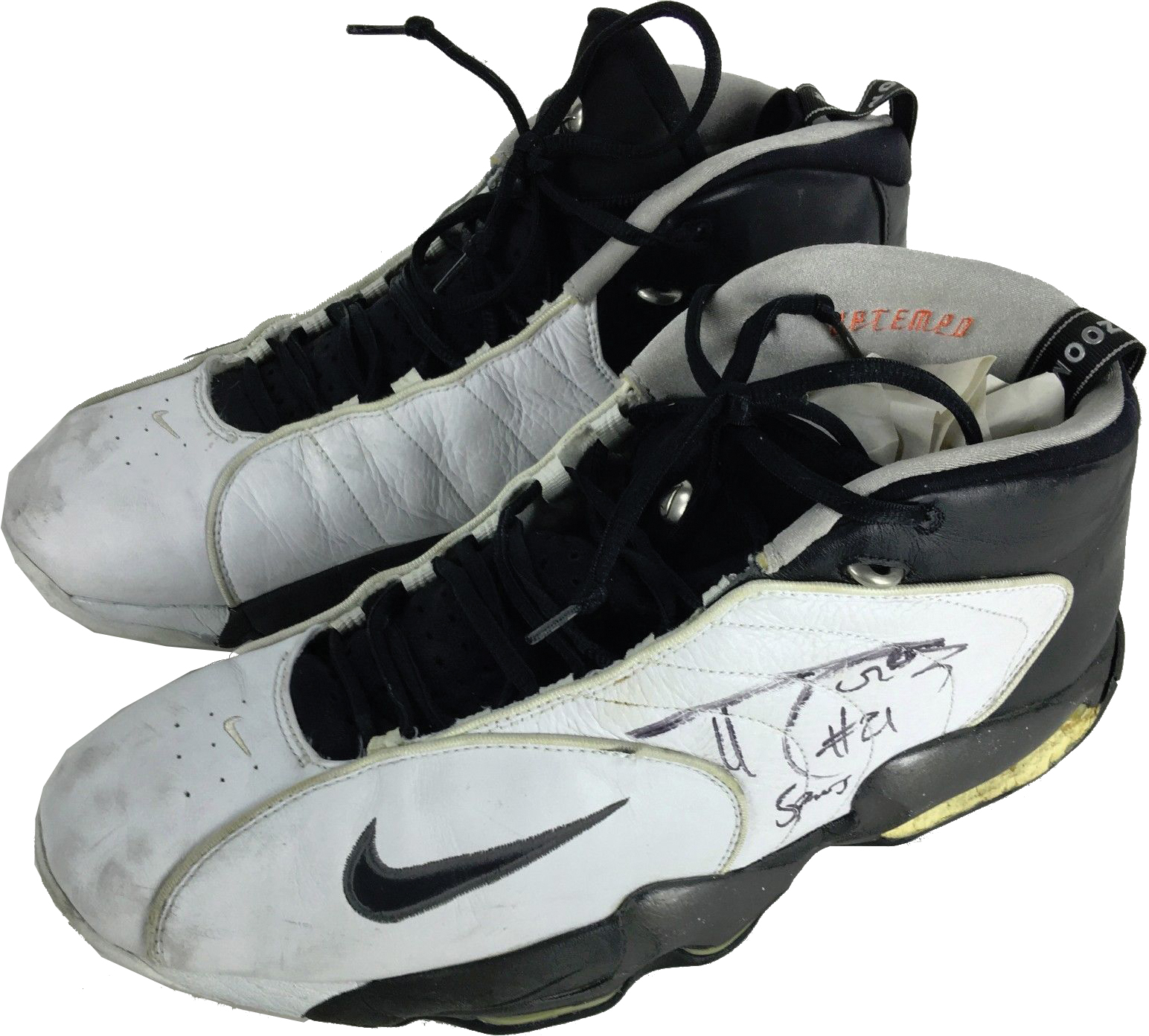 Lot Detail Tim Duncan Game Used & Signed 1999 NBA Finals